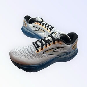 Brooks Glycerin 21 Shoes Men size 11. 5 D Blue Grey White Road Track Trainer